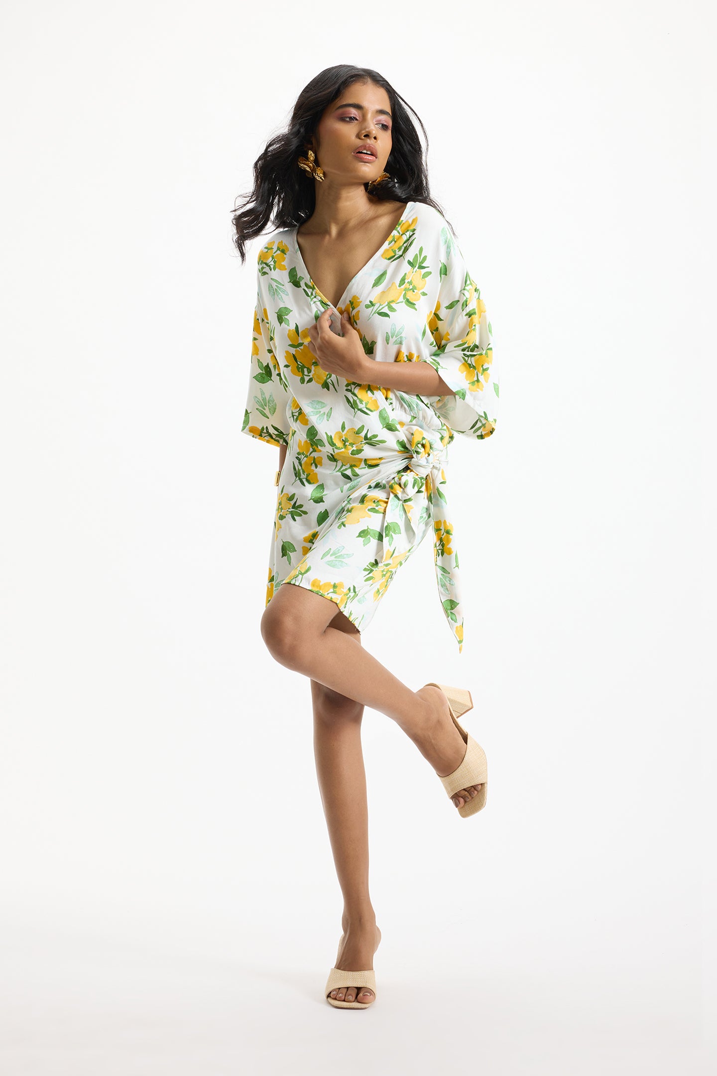 Kimaya|Soft Modal Wrapped Dress