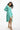 Parva|Blossom & Blouson Green Dress with Pockets