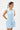 Alora|Light blue cotton dress with front buttons