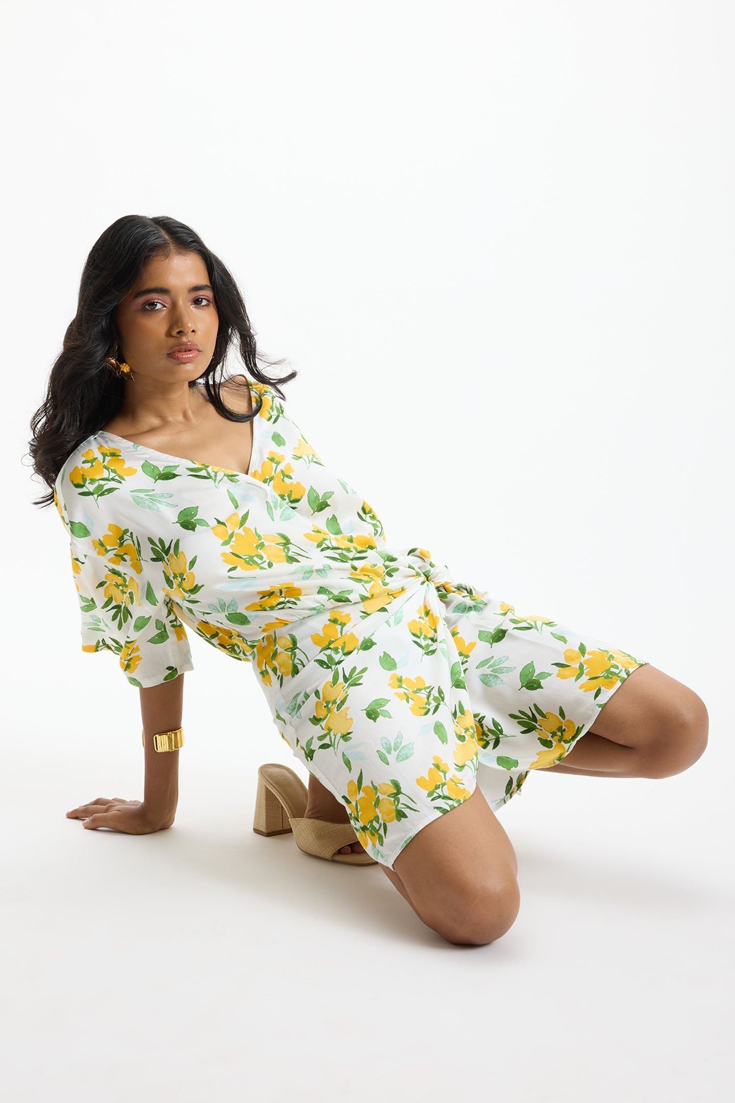 Kimaya|Tropical Oasis Wrap Dress
