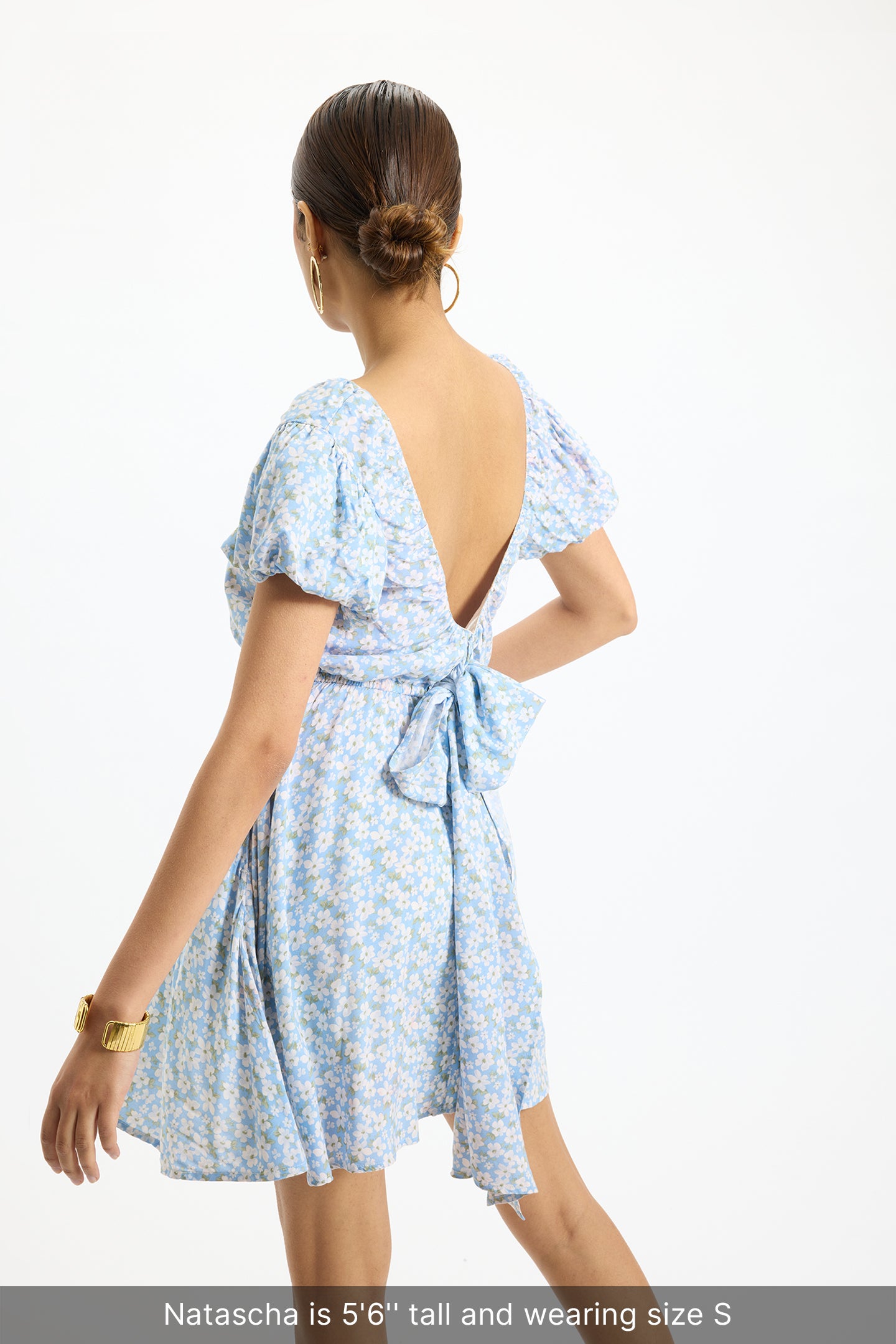 Avani|Viscose Tie-Up Dress with Pockets