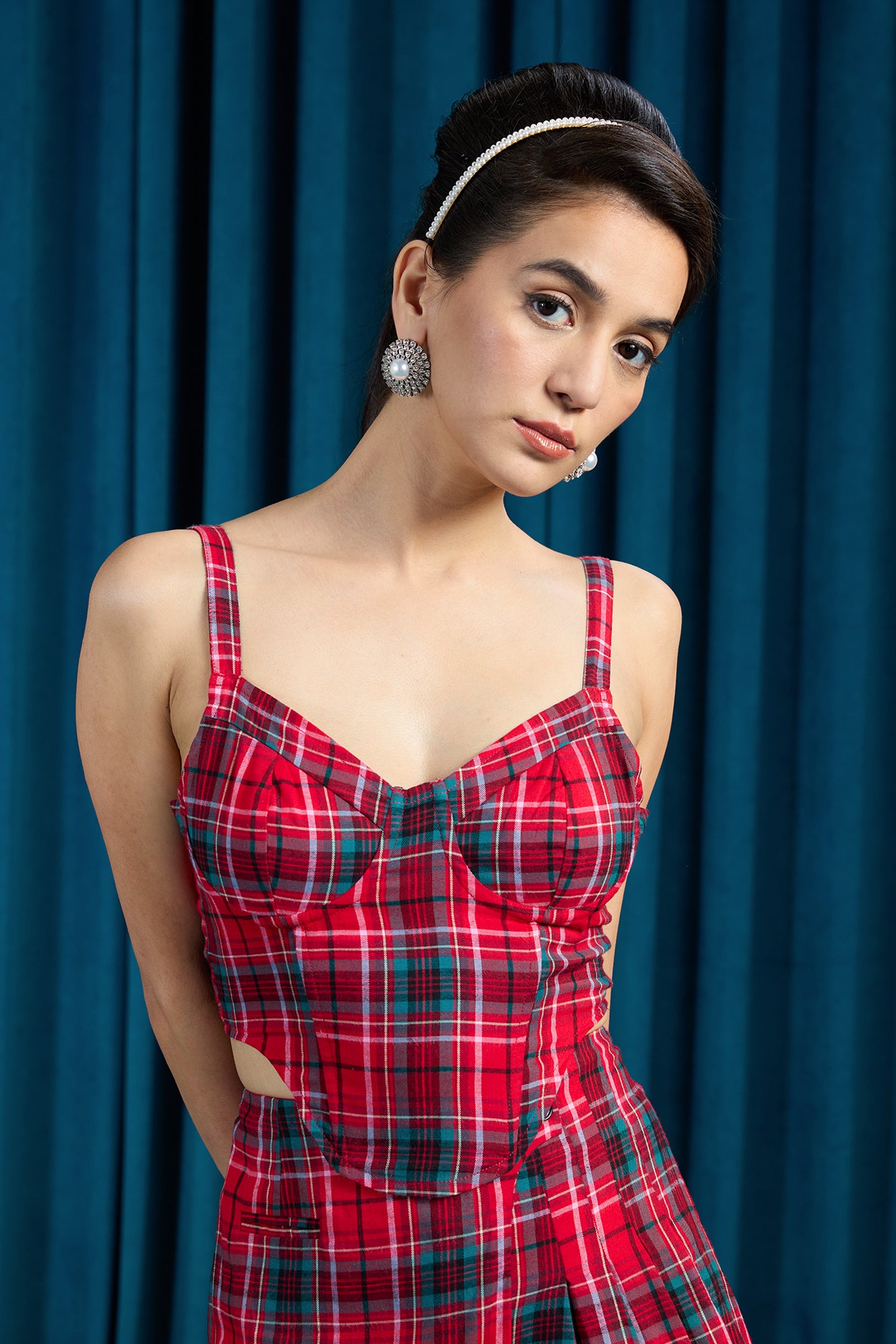 Rory Top|Comfy Cotton Checked Top